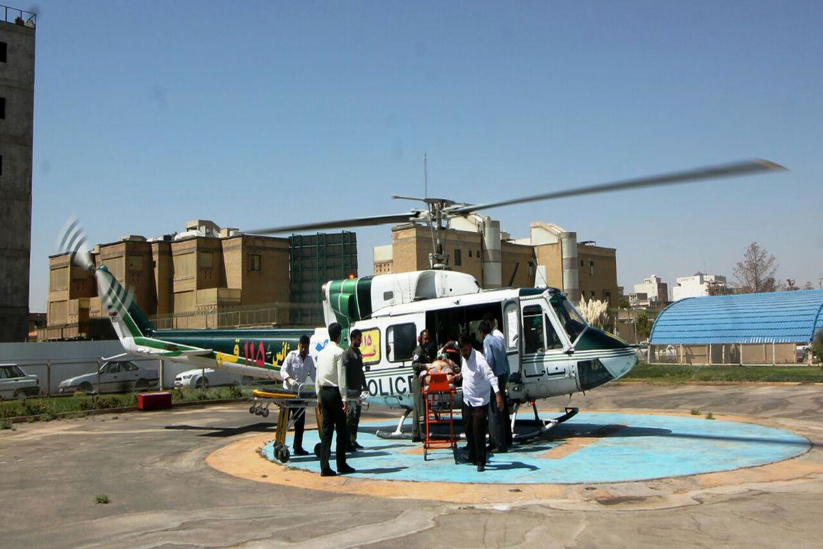 انتقال ۹۲۵ مصدوم و بیمار توسط اورژانس هوایی/قم به بالگرد اختصاصی پزشکی مجهز می شود