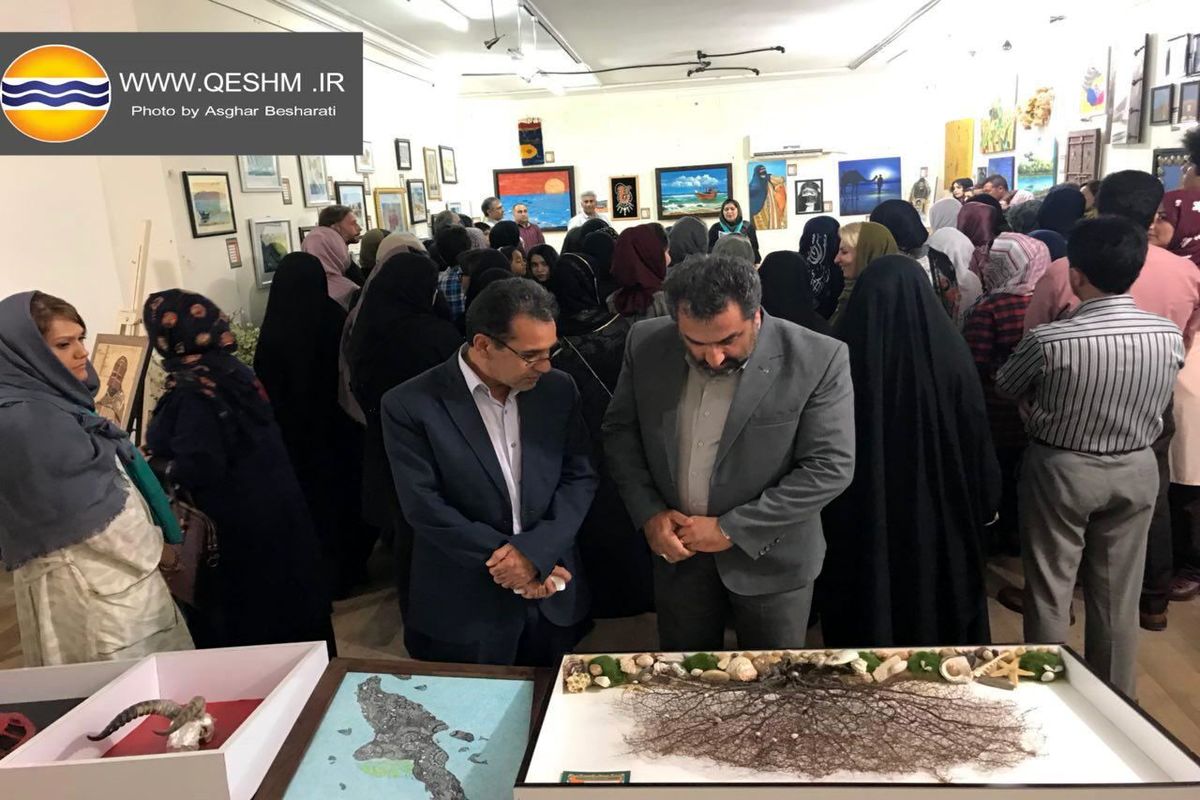 ارائه ۹۰ تابلو در نمایشگاه قشم شاهکار خلیج فارس