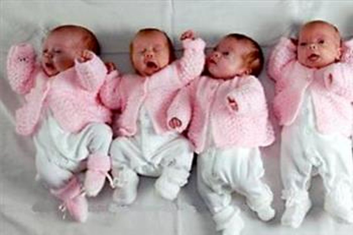 تولد ۴ قلو در سردشت