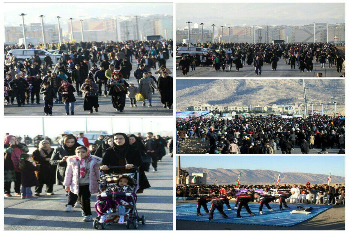 بزرگترین همایش پیاده روی خانوادگی درشهر ایلام برگزار شد
