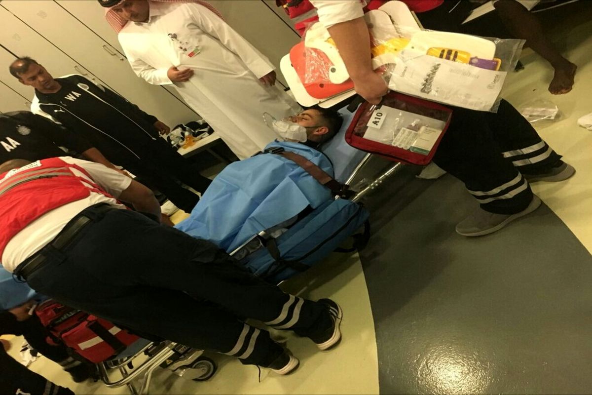 واکنش آزمون به مصدومیت شدید پورعلی گنجی