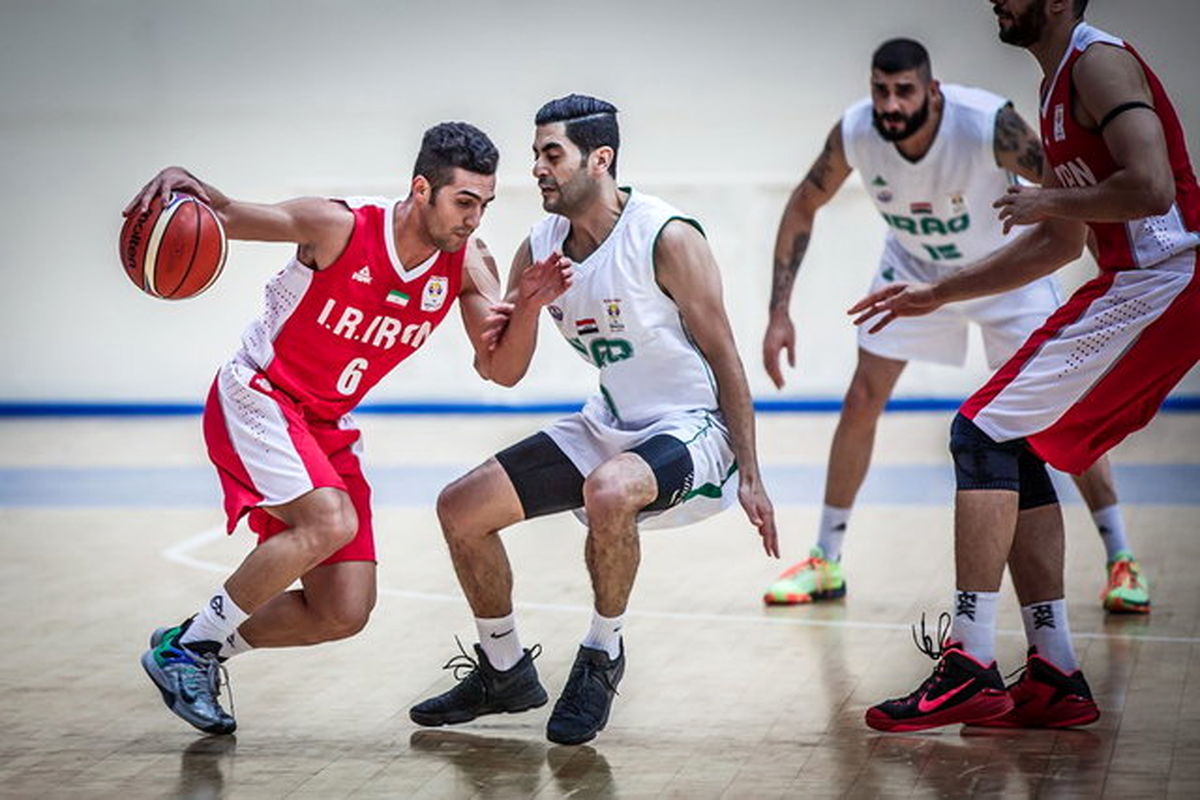 پخش رقابت بسکتبال ایران - قطر از تلویزیون
