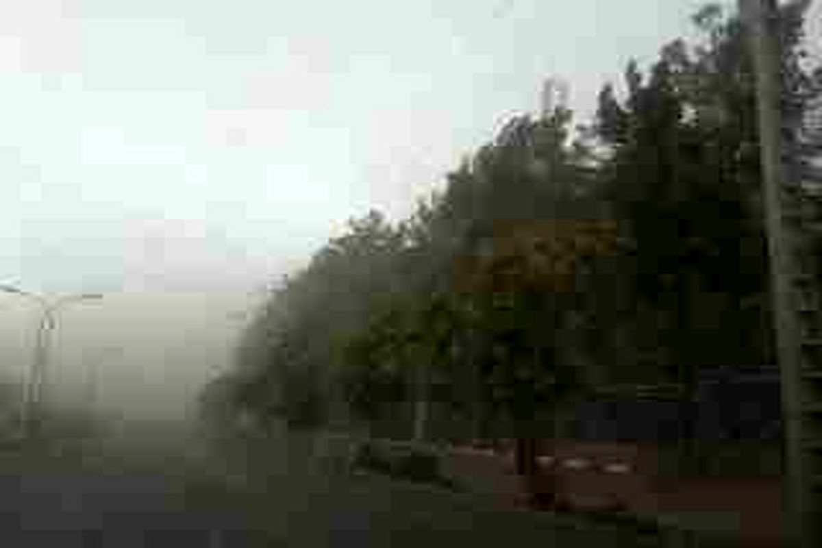 تندباد مسافران نوروزی مازندران را غافلگیر کرد