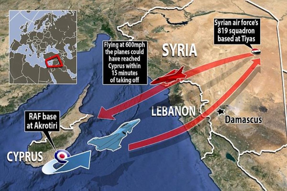 انگلیس قصد دارد از قبرس به سوریه حمله کند