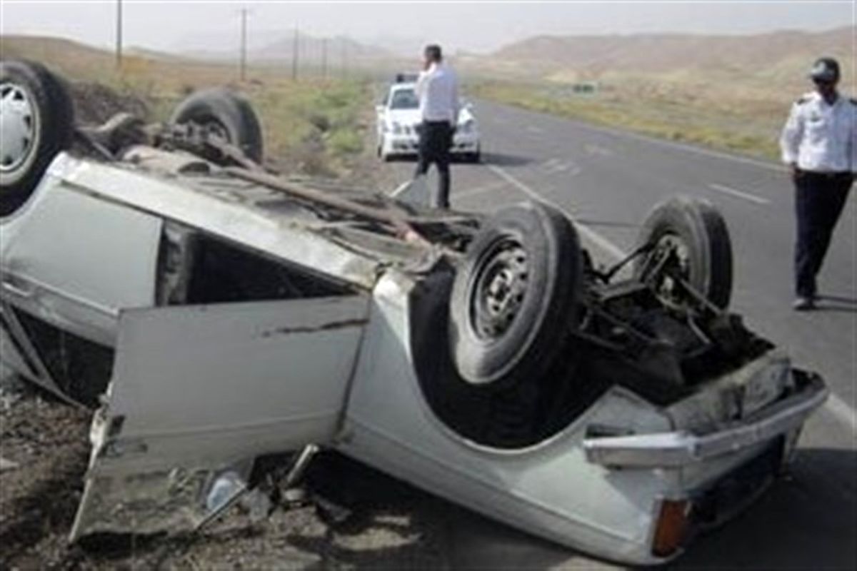 یک کشته و پنج مصدوم در حادثه رانندگی اتوبان تهران - ساوه