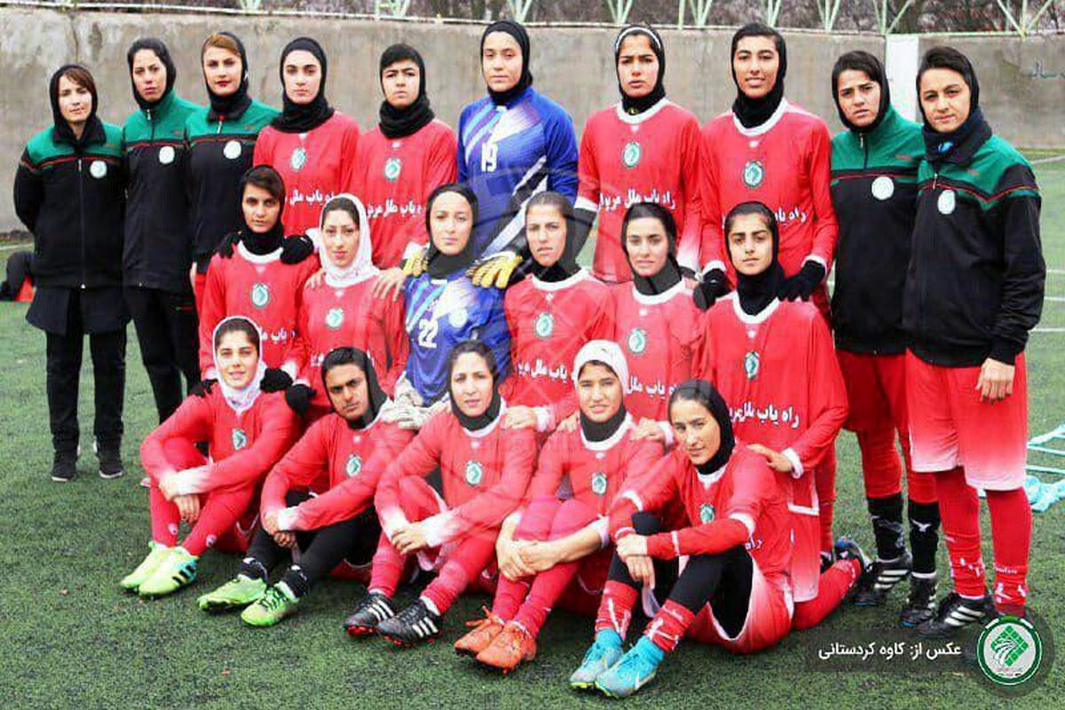 بانوان راه یاب ملل مریوان در تهران به مصاف آذرخش می روند