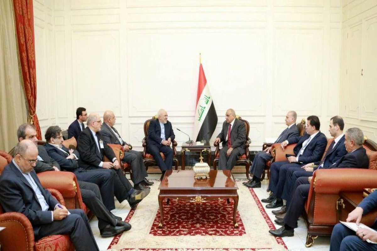 ظریف با نخست وزیر عراق دیدار کرد