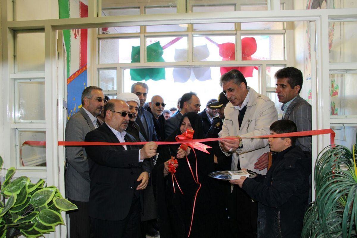 افتتاح مدرسه ۶ کلاسه شریف آباد تکاب با حضور معاون سیاسی امنیتی استاندار آذربایجان‌غربی