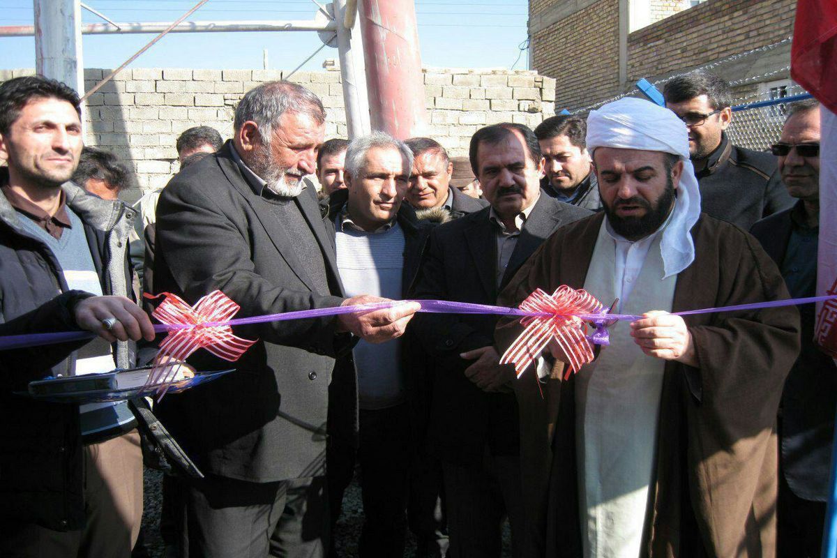 افتتاح پروژه آبرسانی روستای کاروانسرای نقده