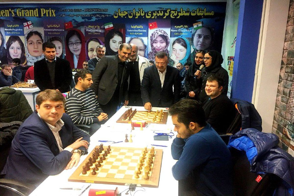 آغاز دور هفتم مسابقات بین المللی شطرنج جام فجر توسط دکتر داورزنى