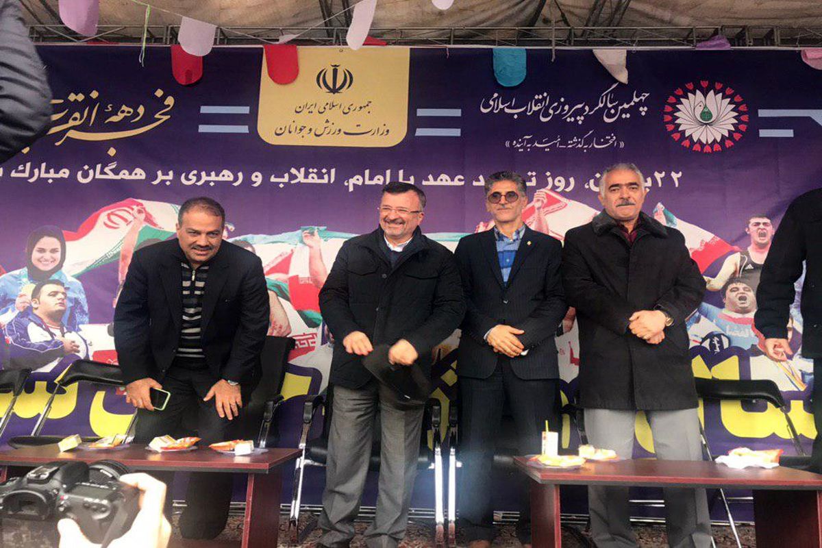 داورزنی، احمدی و مظلومی در جشن انقلاب شرکت کردند