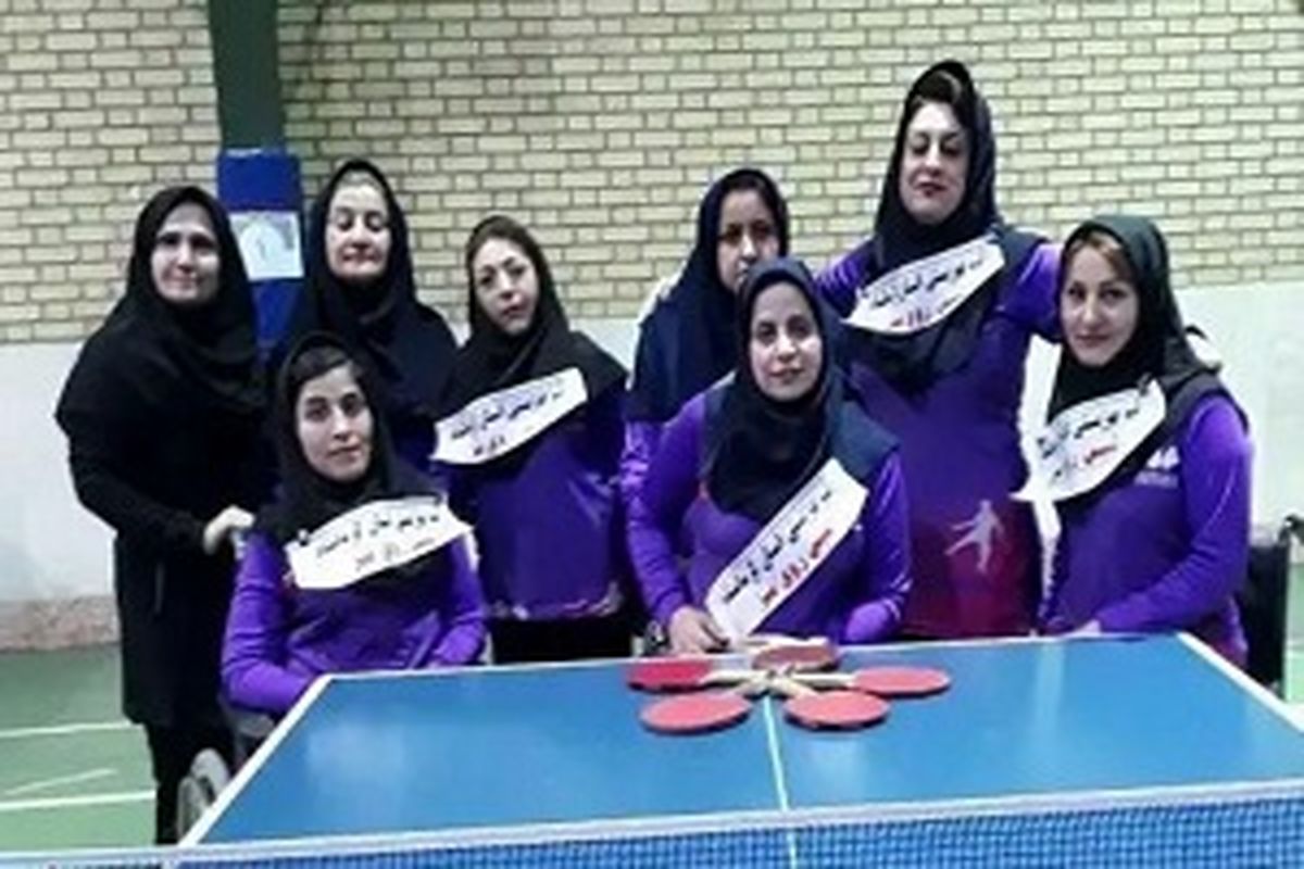 جایگاه دوم لیگ دسته یک تنیس روی‌میز بانوان کشور بانوان کرمانشاهی کسب کردند
