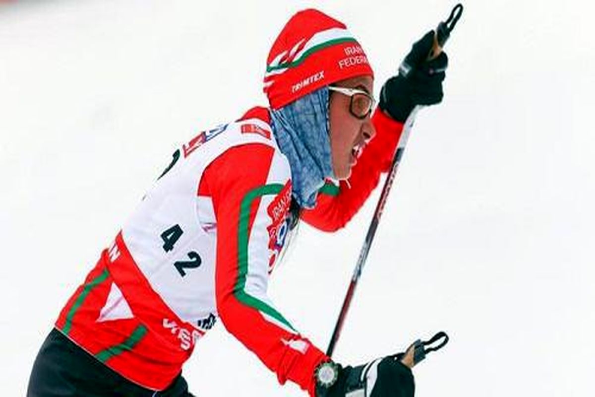 بیرامی‌باهر، بهترین نتیجه را بین اسکی‌بازان ایران بدست آورد