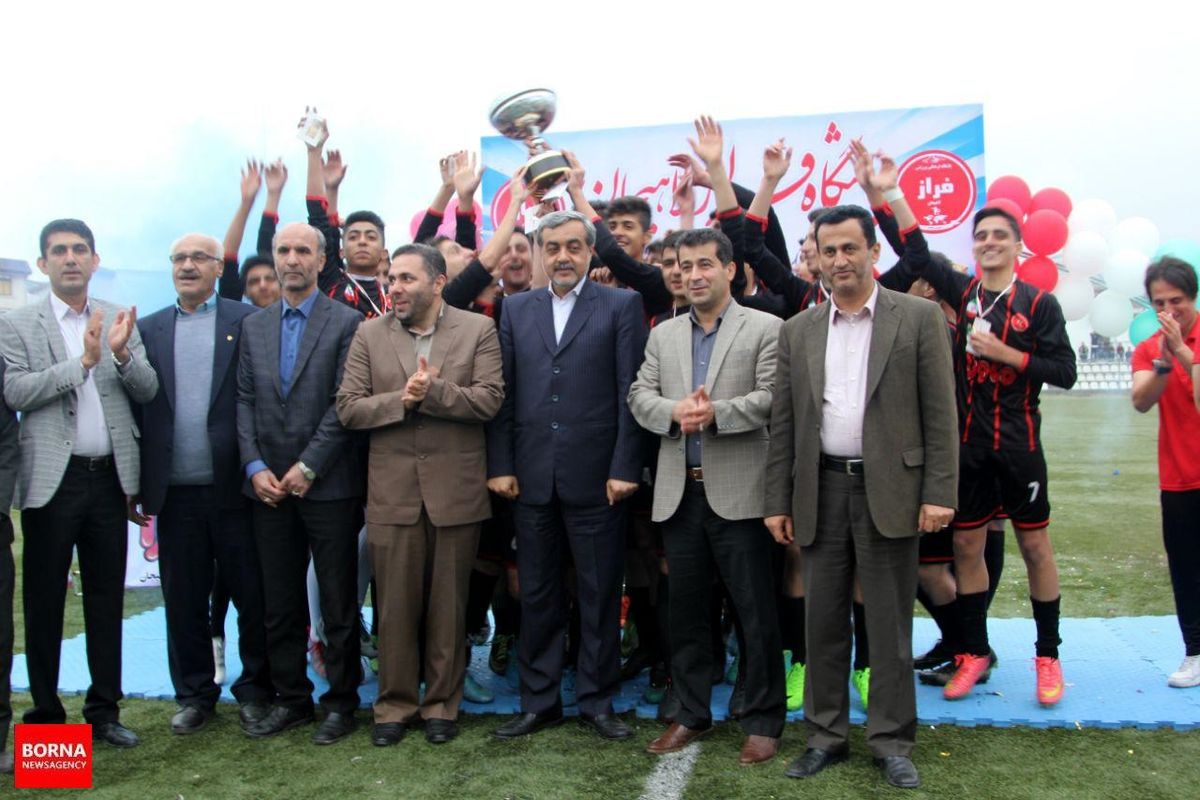 قهرمانی فراز لاهیجان در جام نوجوانان استان گیلان