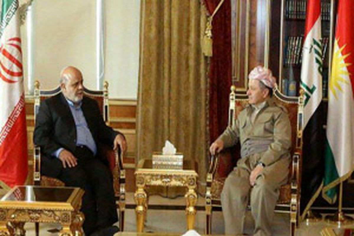 سفیر ایران در عراق با مسعود بارزانی دیدار کرد