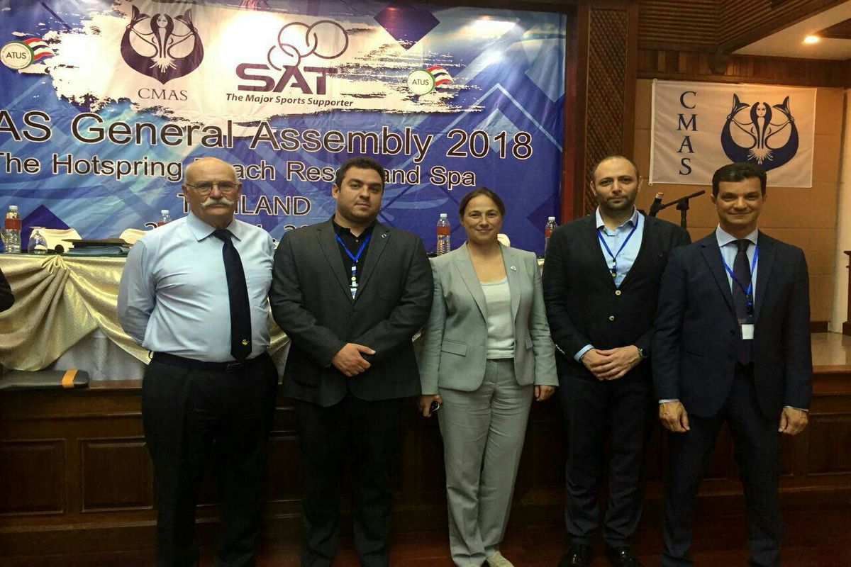 نوری با رئیس فدراسیون جهانی غواصی دیدار کرد