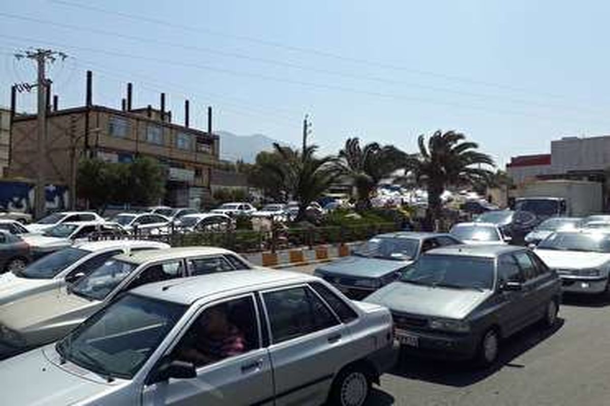 ترافیک ۱۵ کیلومتری در آزاد راه رشت - قزوین