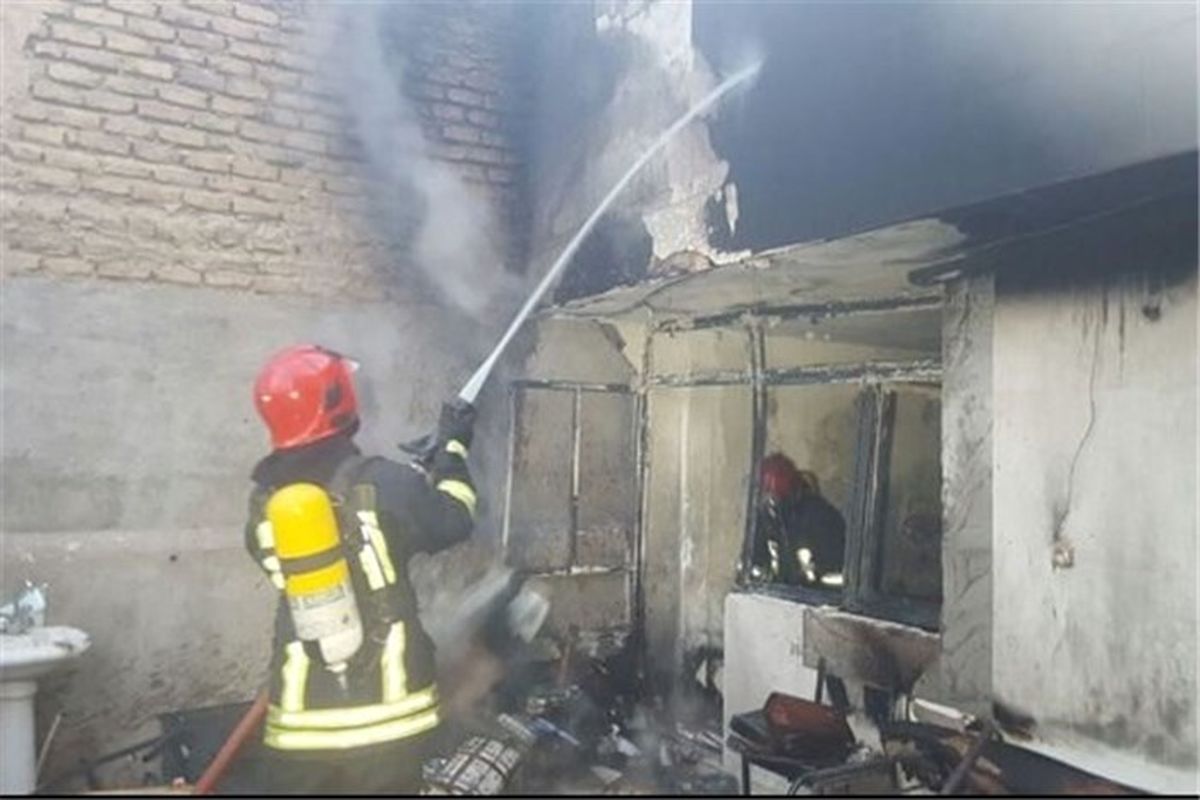 یک فوتی و ۴ مجروح در حادثه انفجار گاز منزل کوی فرهنگیان