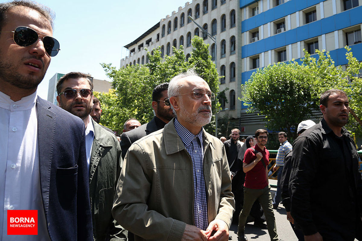 صالحی در راهپیمایی روز قدس تهران حضور یافت