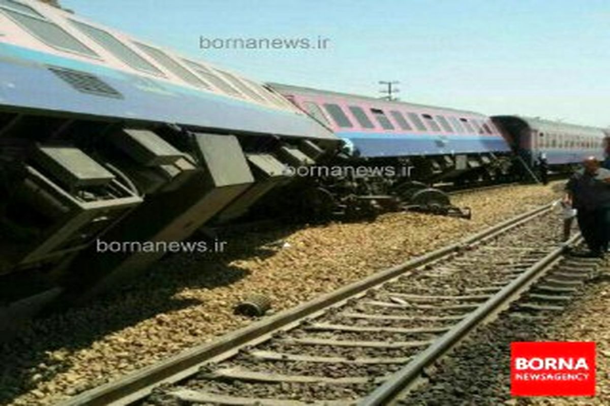 قطار باری ایران - ترکیه از ریل خارج شد