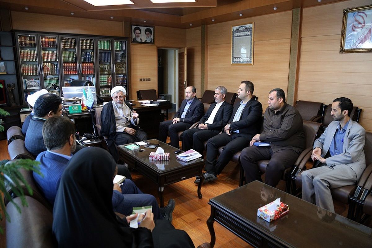 هیات مدیره خانه مطبوعات قزوین با رئیس کل دادگستری دیدار کردند
