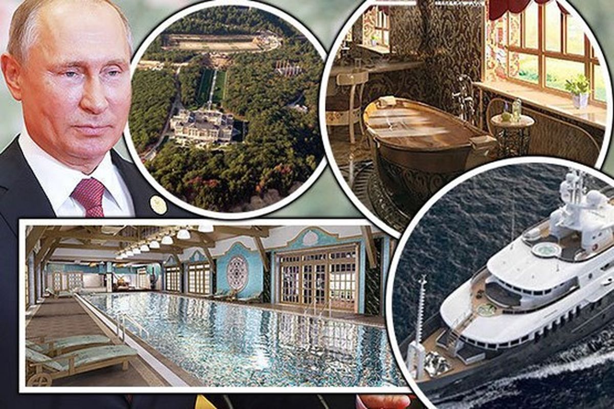ثروت ۱۵۰ میلیارد پوندی و زندگی سوپر لاکچری رییس جمهور روسیه