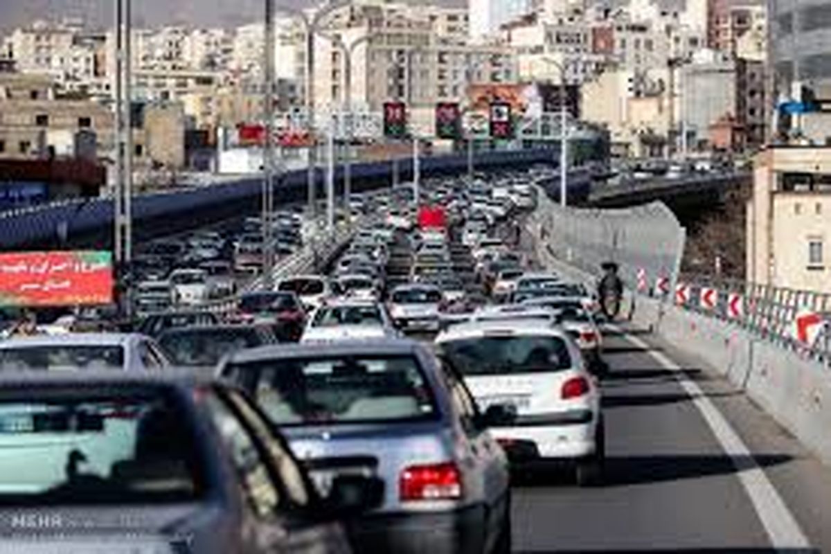 تقسیم بار ترافیک صبحگاهی تهران