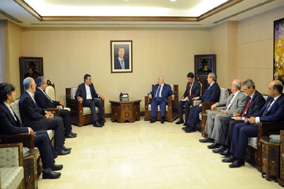جابری انصاری با وزیر خارجه سوریه دیدار کرد