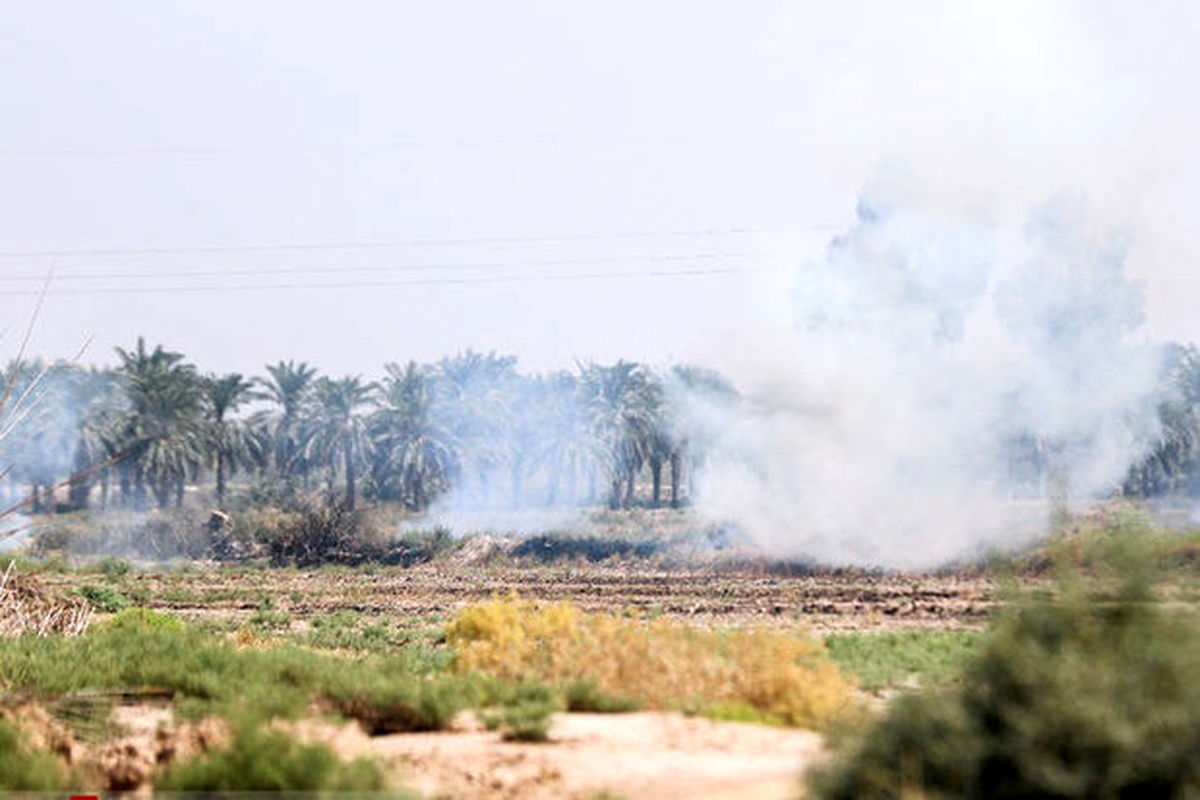 تعطیلی یک شهر خوزستان به دلیل آتش سوزی هورالعظیم