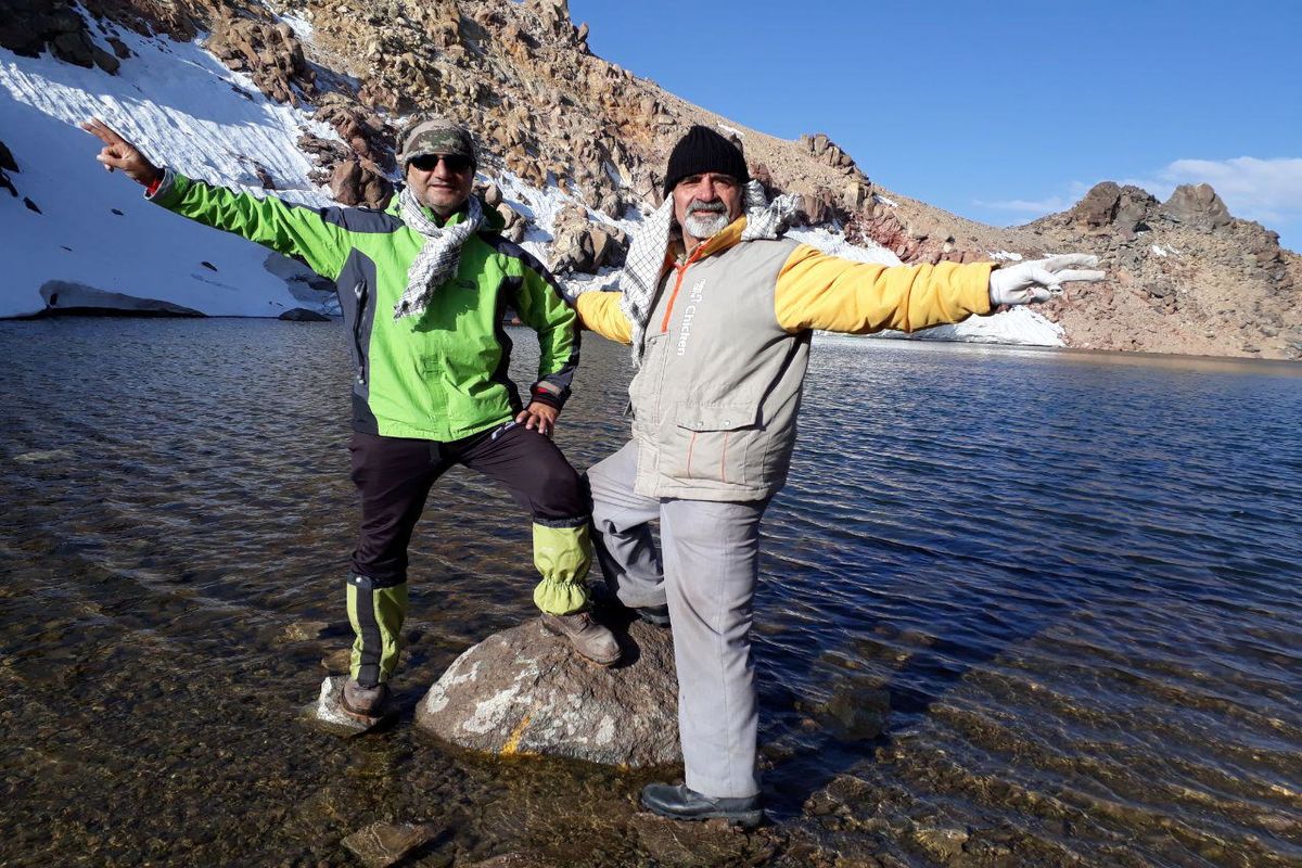 صعود کوهنوردان قائمشهری به قله سبلان