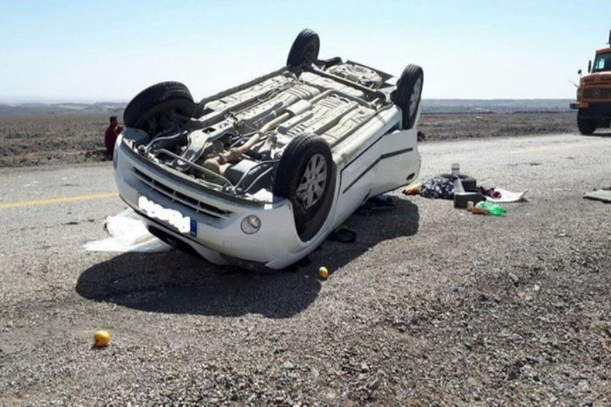 واژگونی، عامل ۵۱ درصد فوتی های حوادث رانندگی در استان است