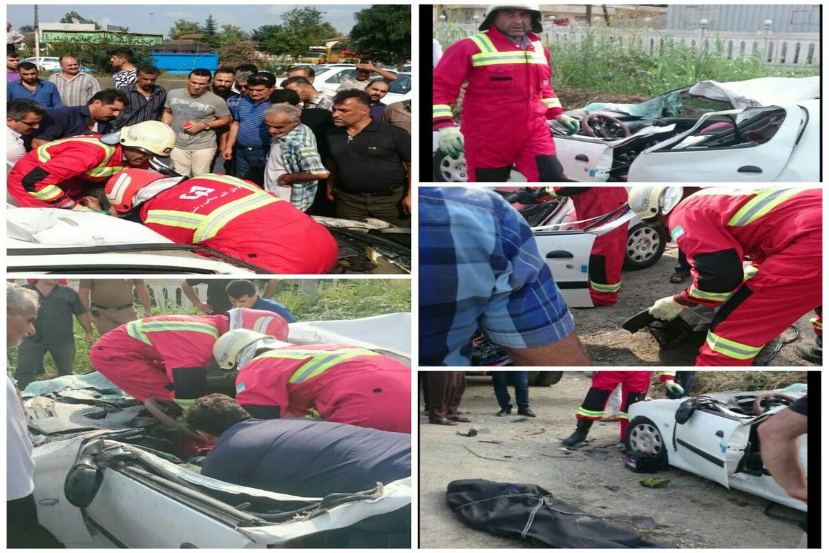 تصادف منجر به فوت در جاده تهران