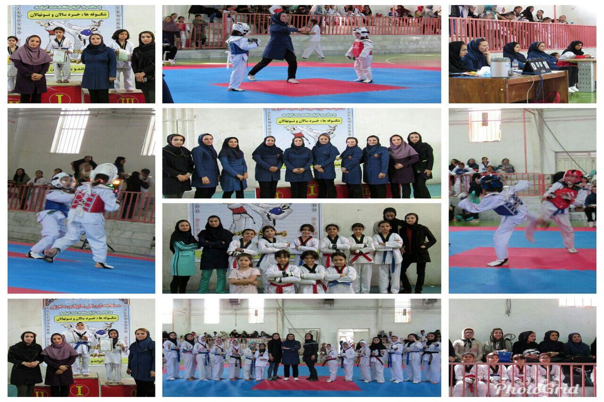 مسابقات قهرمانی تکواندو دختران جام کرامت در پیشوا  برگزار شد