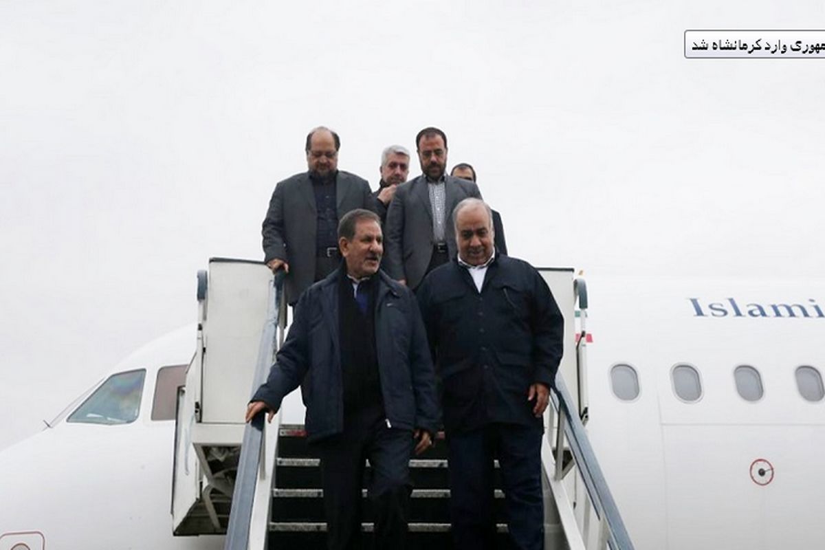 معاون اول رییس جمهور وارد کرمانشاه شد