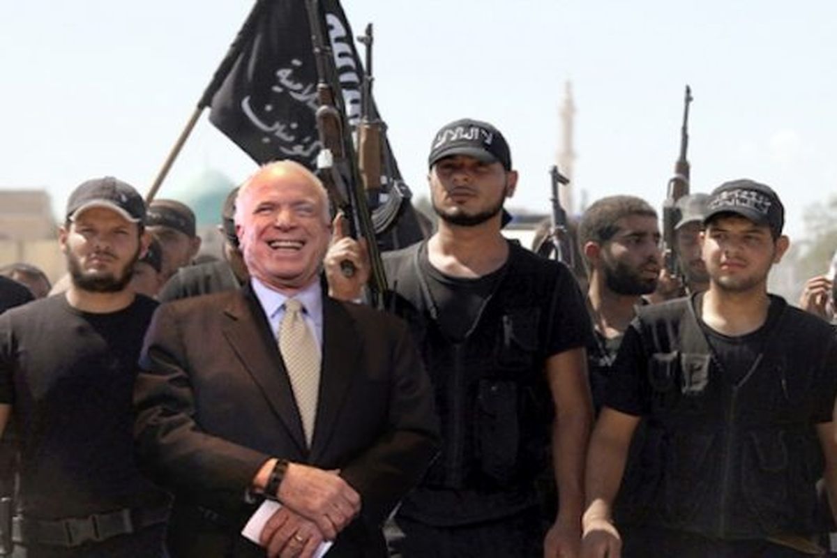 فاش شدن نقش مک‌کین در به وجود آوردن داعش
