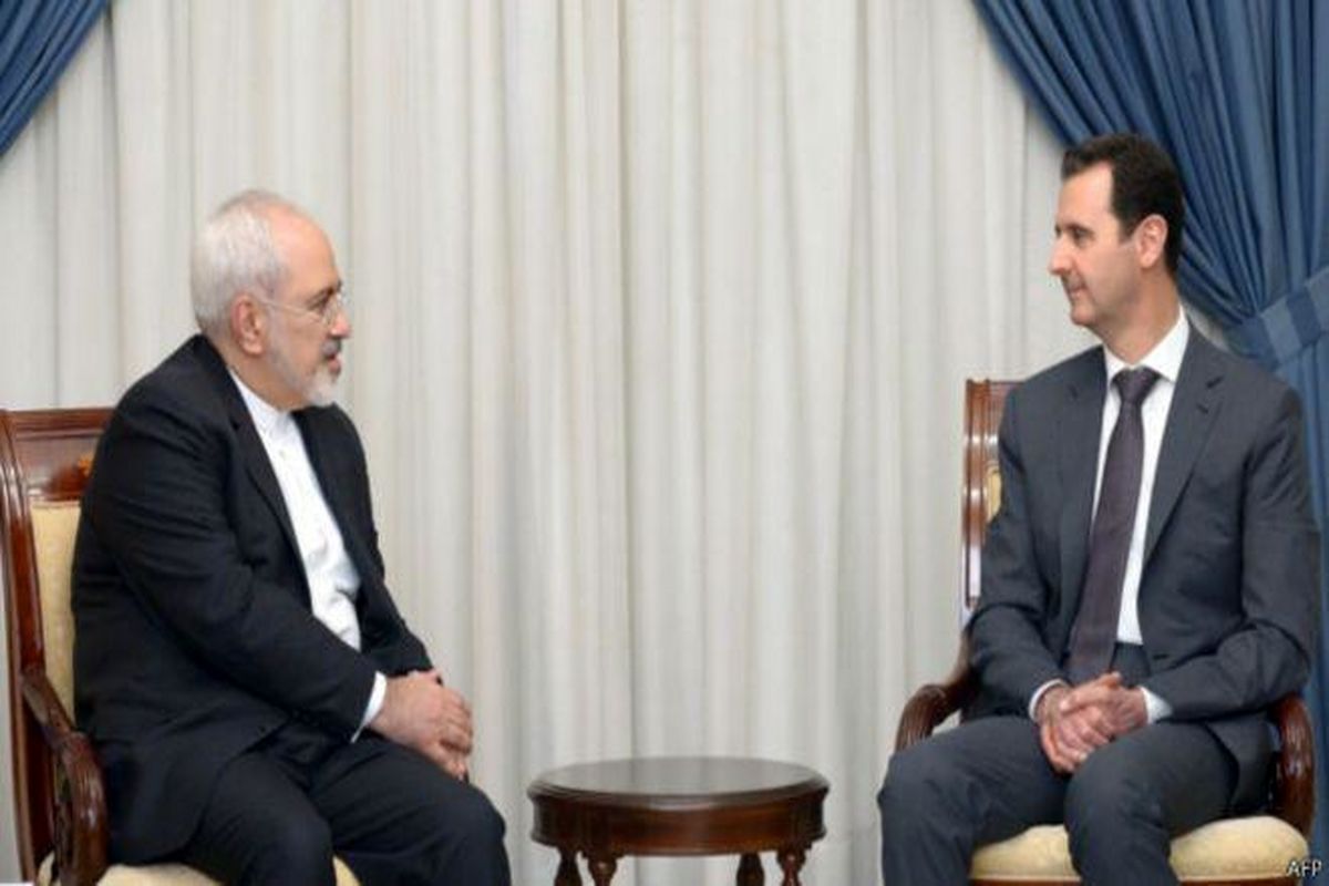 ظریف برای دیدار با «بشار اسد» وارد دمشق شد
