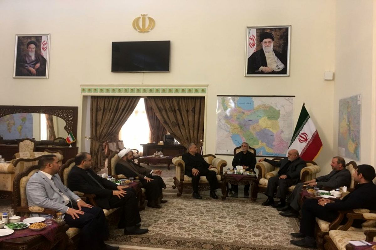 مشاور ارشد العبادی با سفیر ایران دیدار کرد