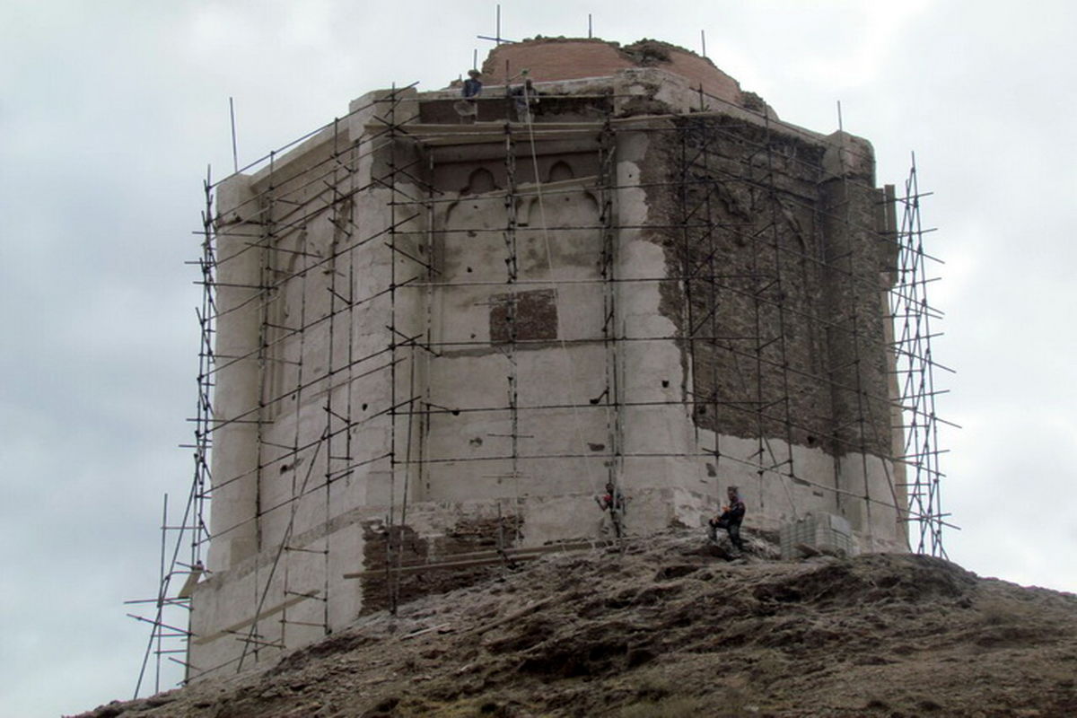 پایان فاز دوم پروژه ساماندهی و مرمت برج بزرگ سمیران