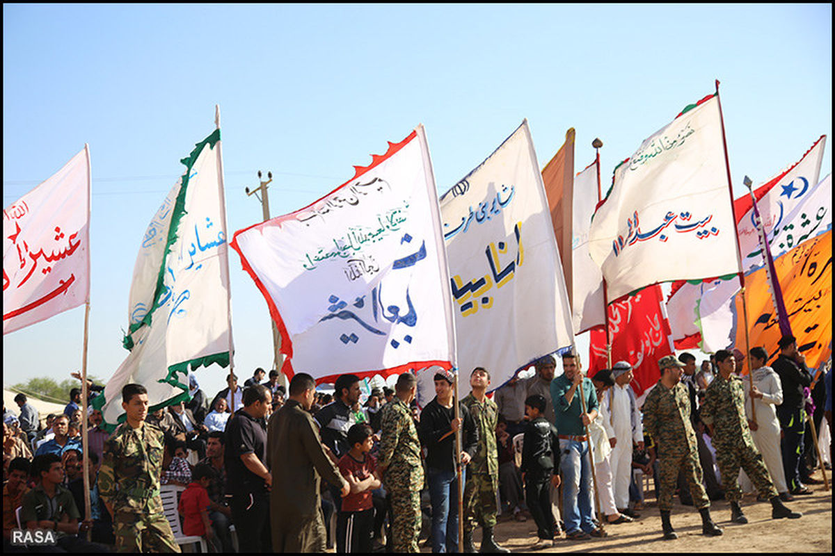 عشایر عرب خوزستان حامی انقلاب و سربازان ولایت