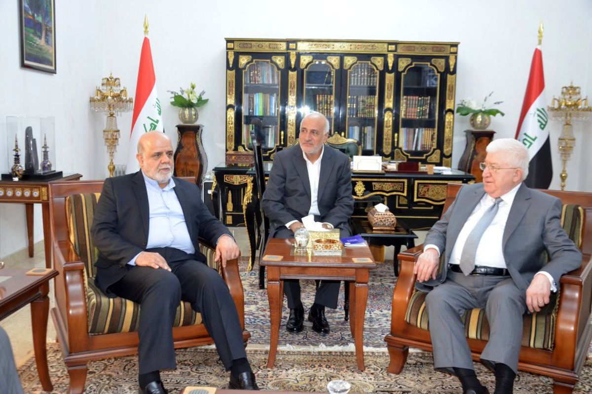 رییس جمهوری عراق بر تحکیم روابط با ایران تاکید کرد