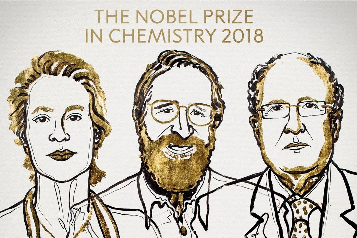 برندگان جایزه نوبل شیمی ۲۰۱۸ معرفی شدند