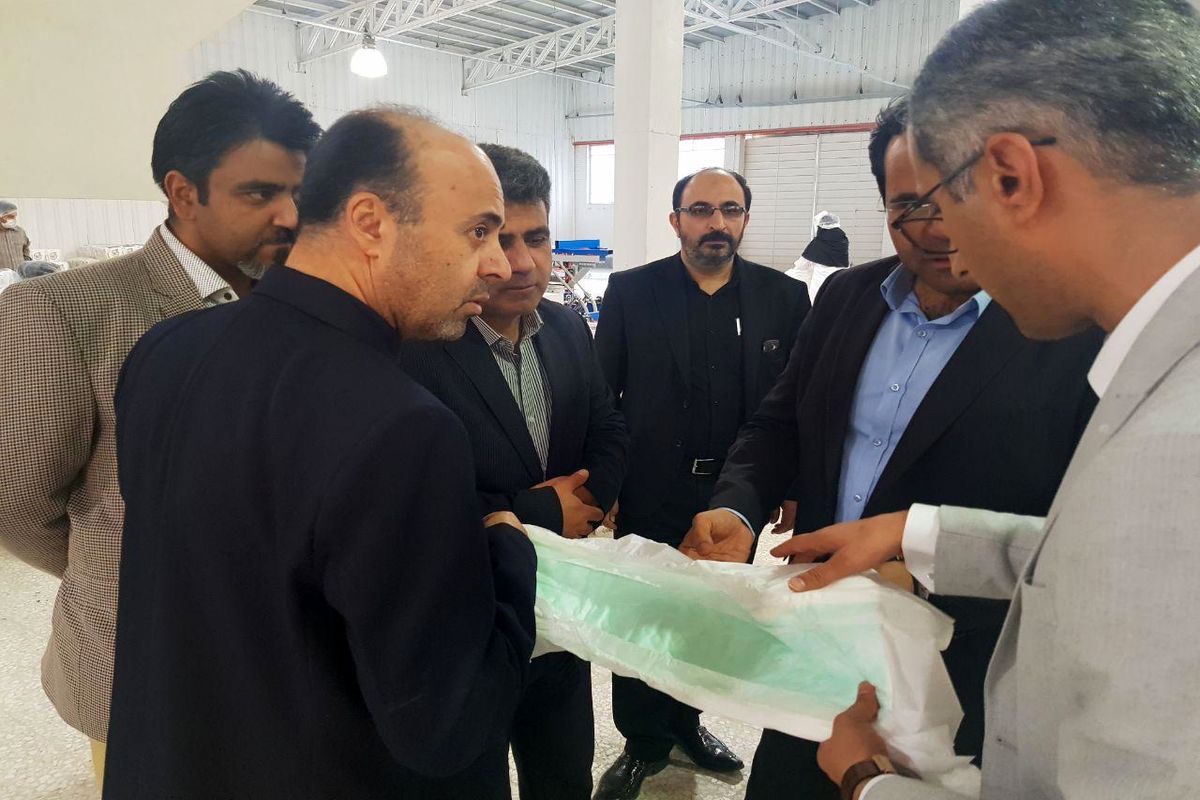 بازدید سه مسؤل استانی از شرکت تولیدی محصولات بهداشتی
 شادن زنجان