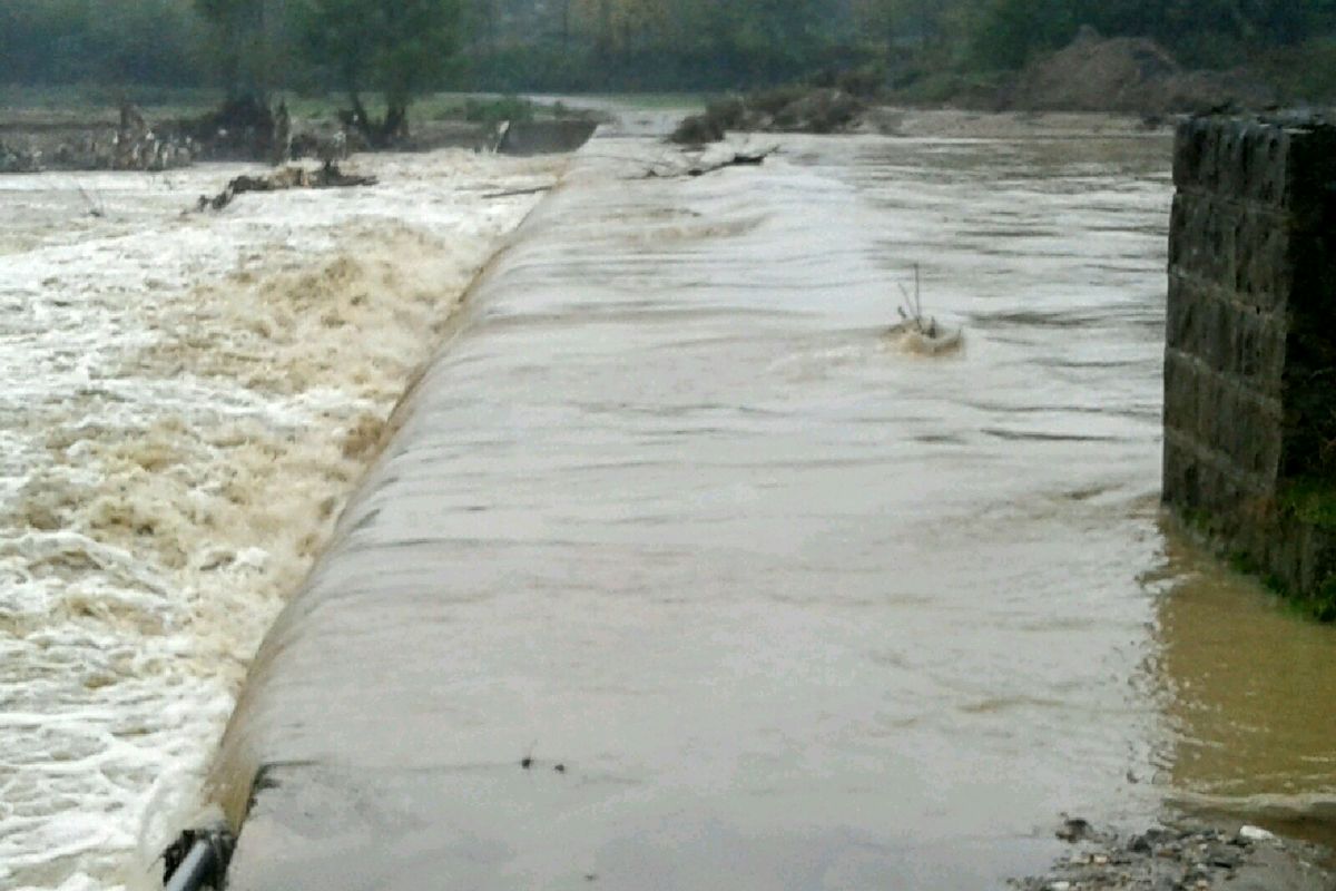 وقوع سیلاب در ۲ شهرستان گیلان