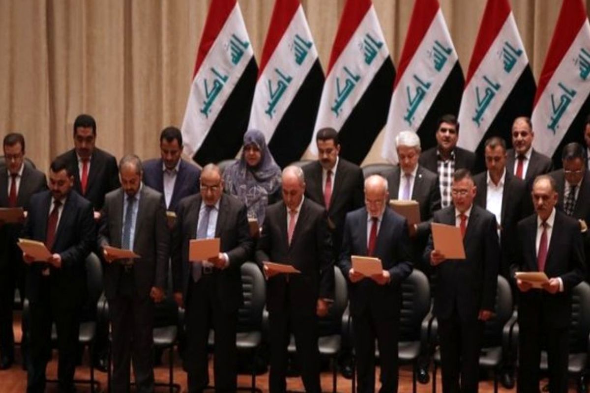 نخست‌وزیر عراق رسما سوگند یاد کرد