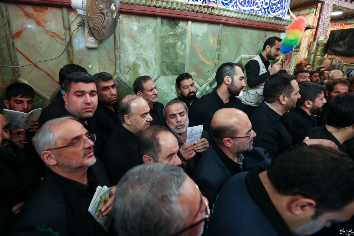 جهانگیری به زیارت حرم حضرت علی (ع) مشرف شد