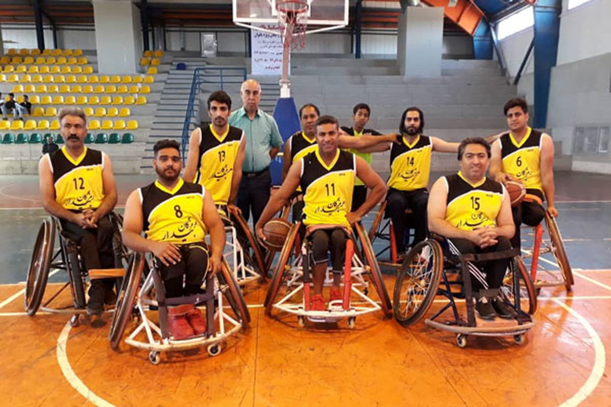 رقابت‌های لیگ دسته یک بسکتبال با ویلچر در گروه ب برگزار شد