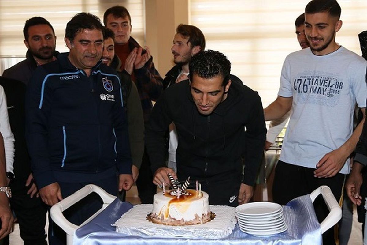 ترابوزان تولد ستاره ایرانی خود را تبریک گفت+عکس