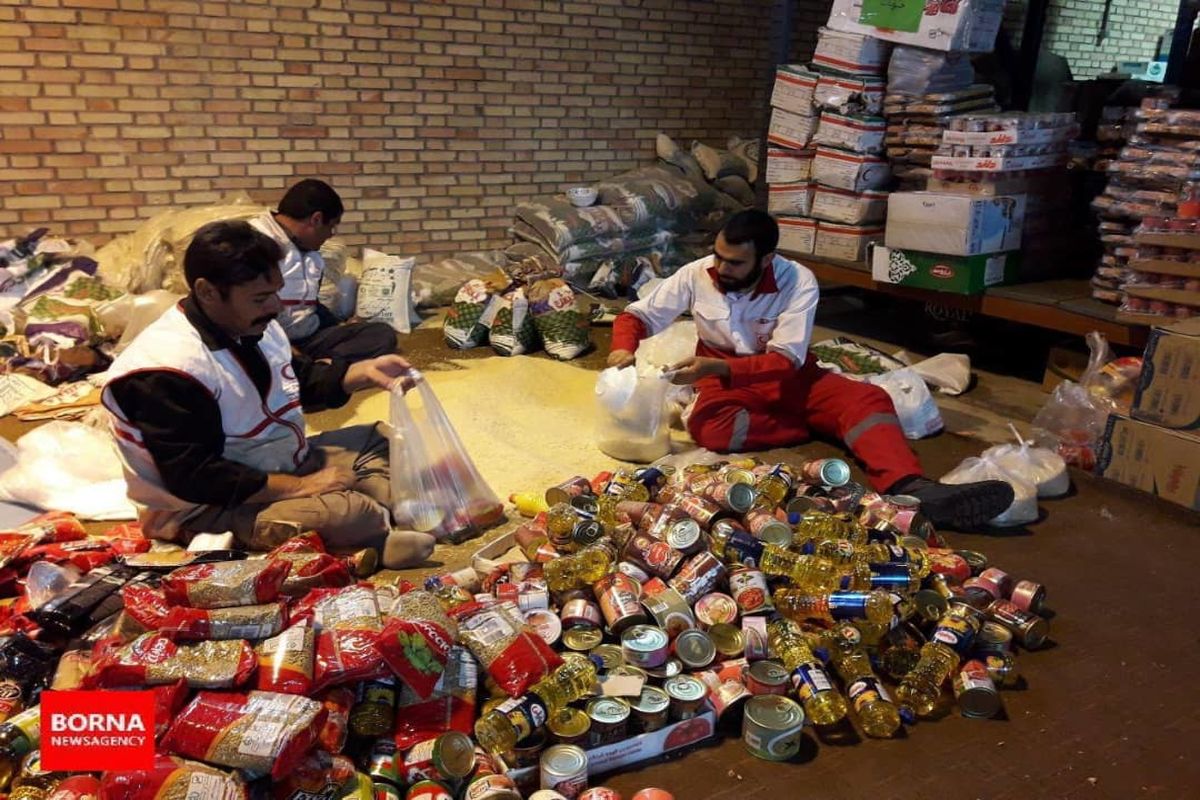 امدادرسانی هلال احمر به دشت آزادگان خوزستان