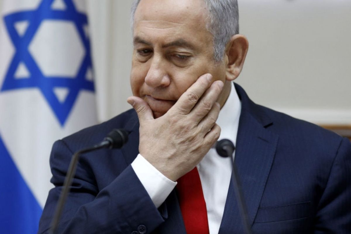 لحظه فرار نتانیاهو از ترس موشک‌های مقاومت/ ببینید