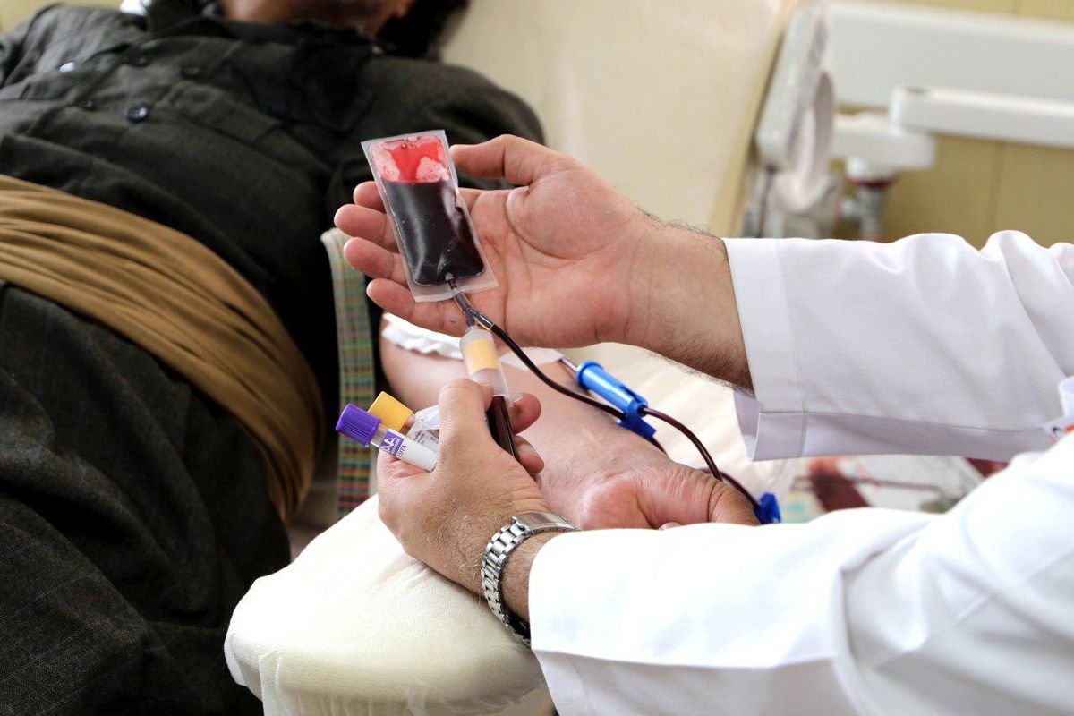 اهدای خون سالانه ۲ میلیون و ۲۰۰ هزار ایرانی